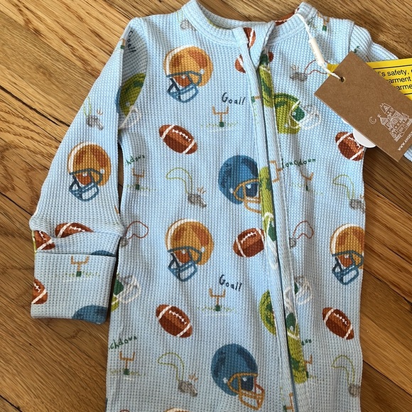Football Angel Dear Convertible Romper NWT - Picture 3 of 5